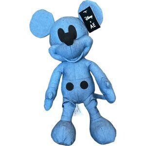 Denim Disney AE Special Edition Mickey Mouse Denim Plush Toy 12"